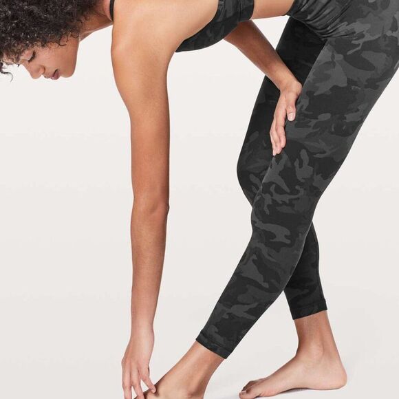 Lululemon Align Pant II *25" Incognito Camo Multi Grey (First Release) Size 4 - Picture 2 of 8